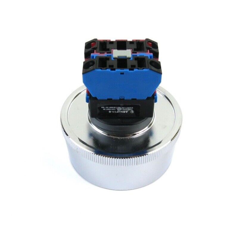 IDEC ABN4F11-B Large Flush Head Black Push Button – New