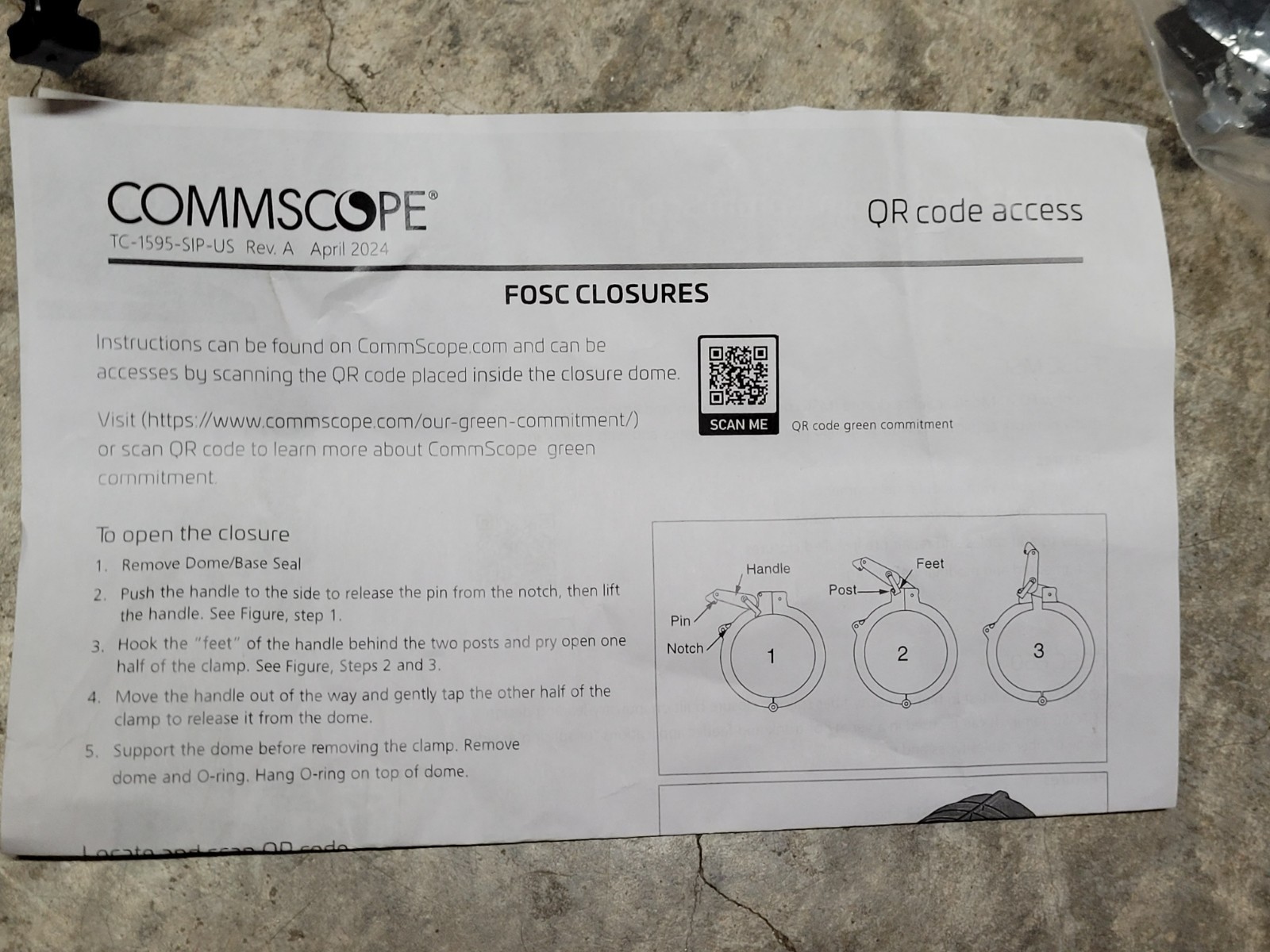 NEW Commscope D2 Fosc Closure TC-1595-SIP-US