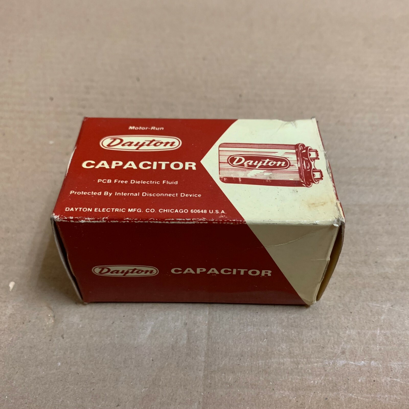 New Dayton Capacitor 4X427A 5 MFD 370 VAC 50/60 Hz
