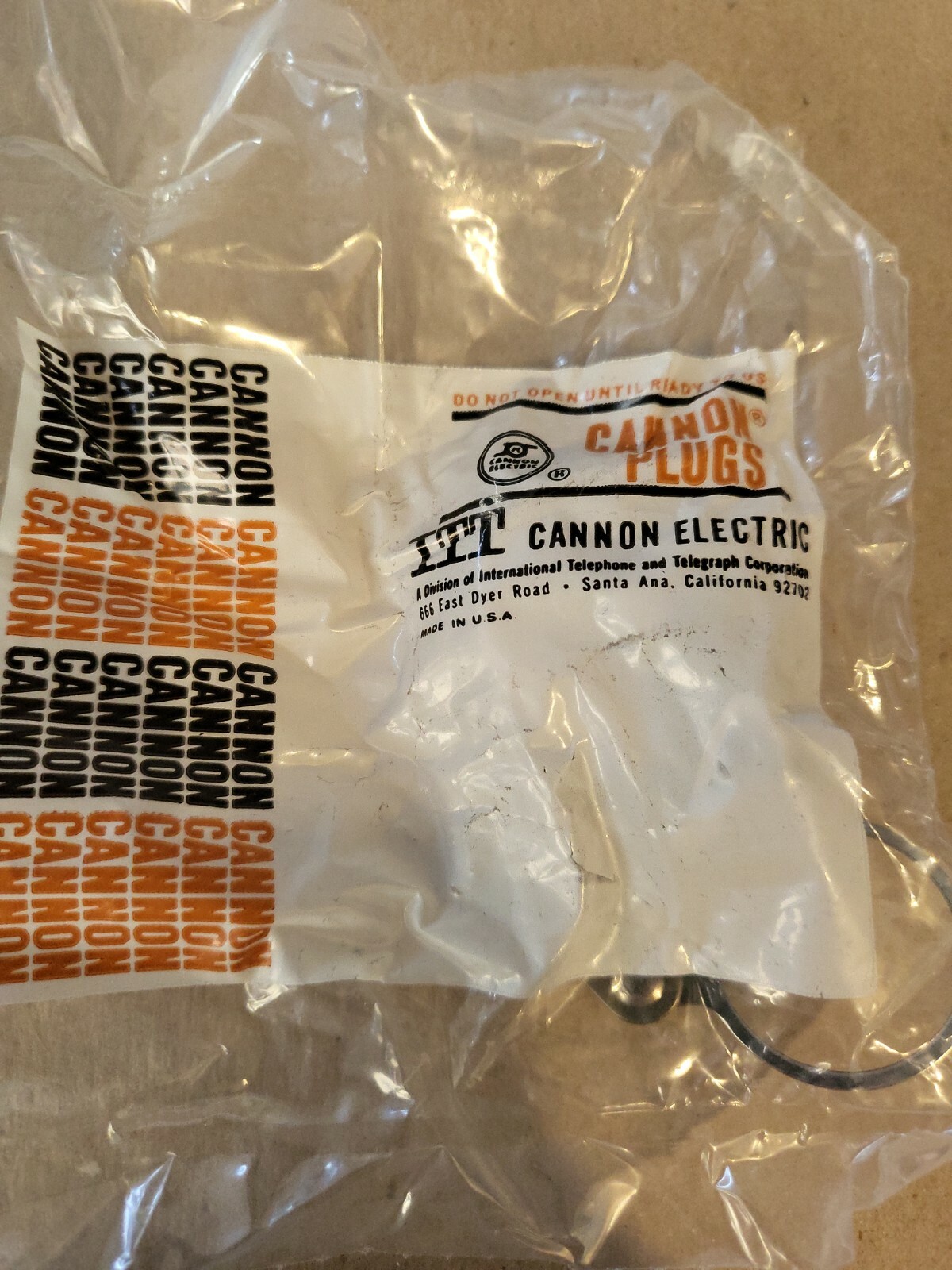ITT CANNON Connector Cap, PVS110666-3, NSN 5935012168744, NOS.