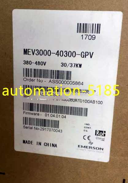 1PCS Emerson heavy duty inverter MEV3000-40300-000 30KW New fedex or DHL