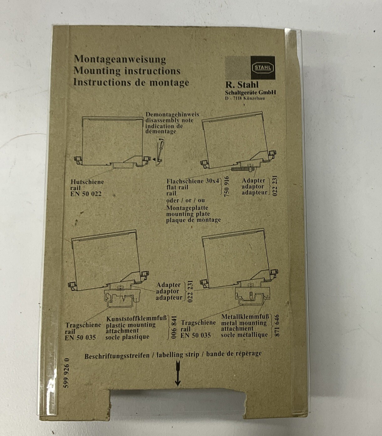STAHL 9001/01-280-100-10 INTRINSPAK SAFETY BARRIER (BL104)