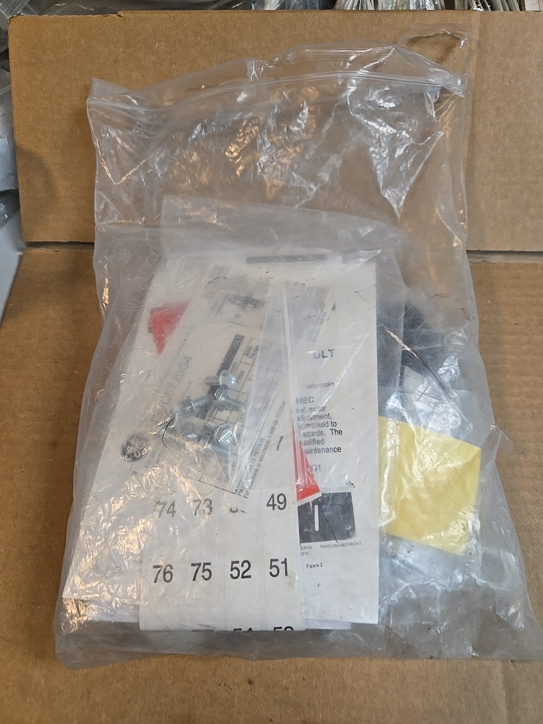 GE 139C5720G4 A-Series II Panel Instruction & Hardware Kit