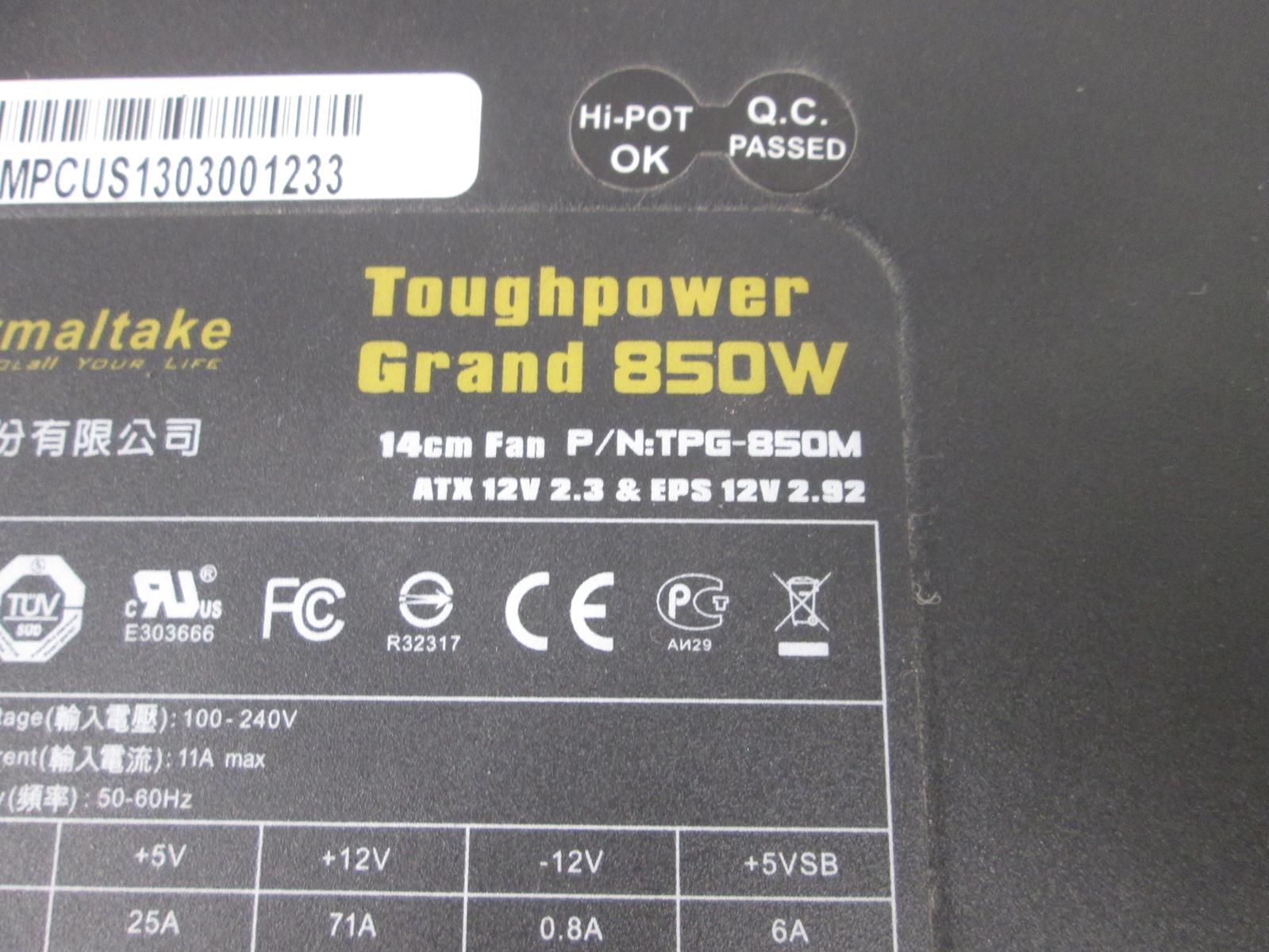 THERMALTAKE TP-850AH3CSG TOUGHPOWER GRAND 650W POWER SUPPLY