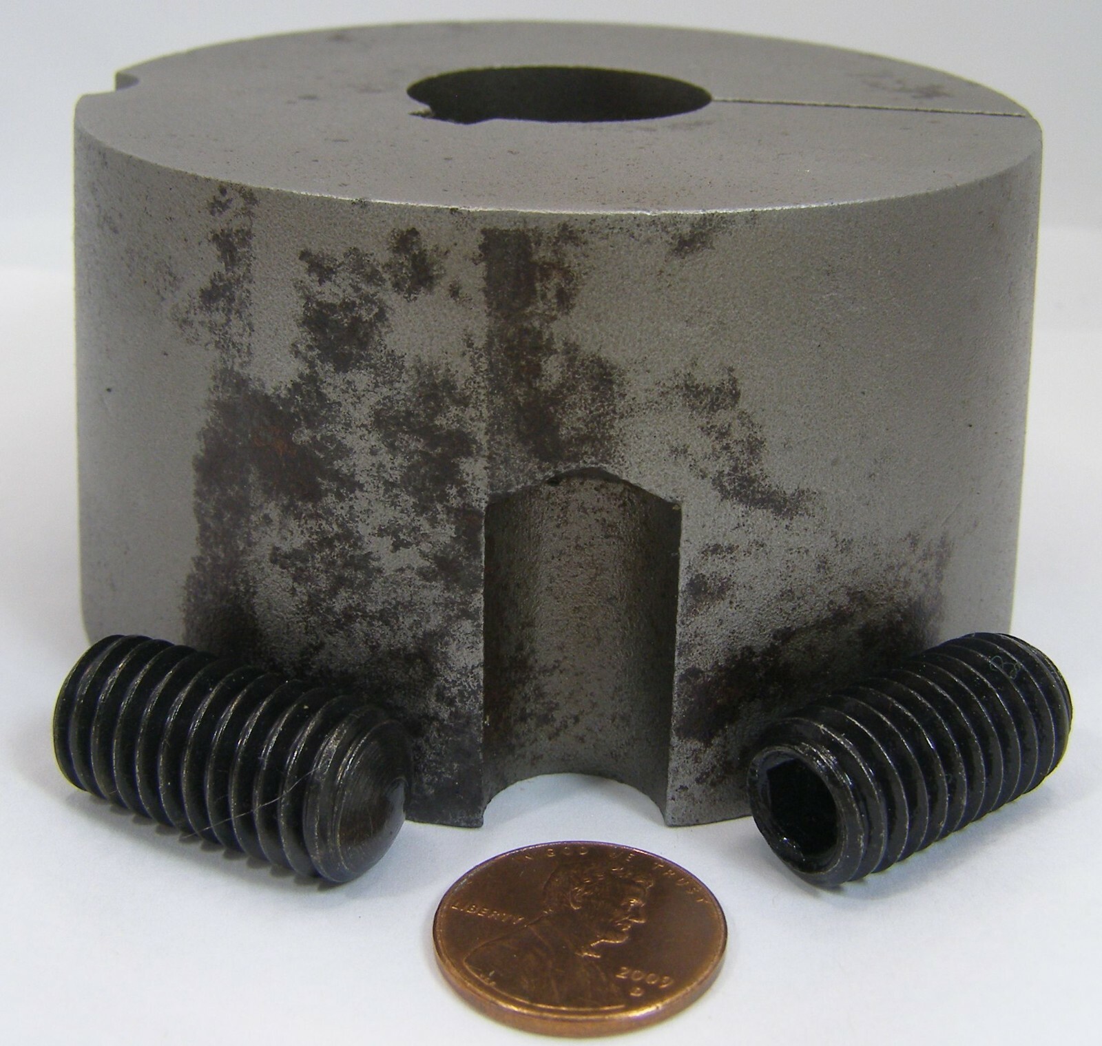 Martin Taper Lock Bushing 1″ 2517 Old Stock Rust Spots 2 screws included