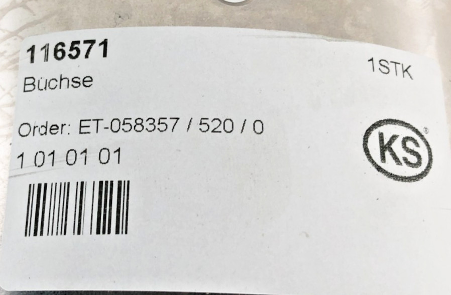 New Karl Schnell 116571 Stainless Steel Bushing 180mm x 164mm x 70mm – No Box
