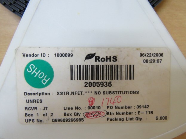 VISHAY SI4420DY-T1-E3 Qty of 100 per Lot TRANSISTOR,MOSFET,N-CHANNEL,30V V(BR)D