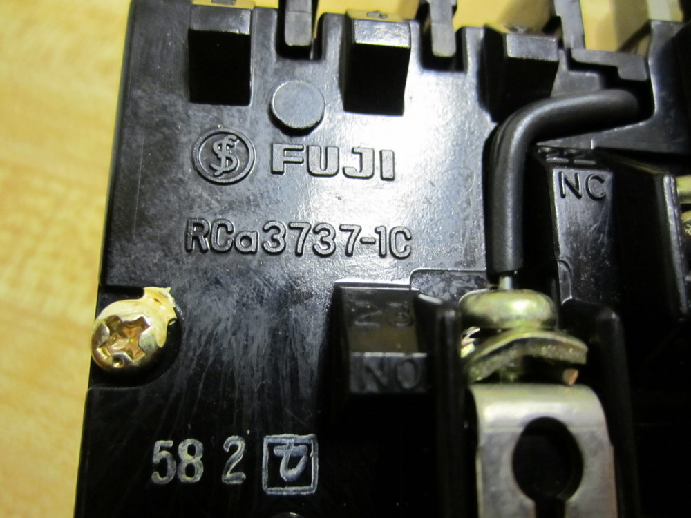 Fuji Electric RCA3737-1C Adjustable Overload Relay RCA37371C 0.25-0.5