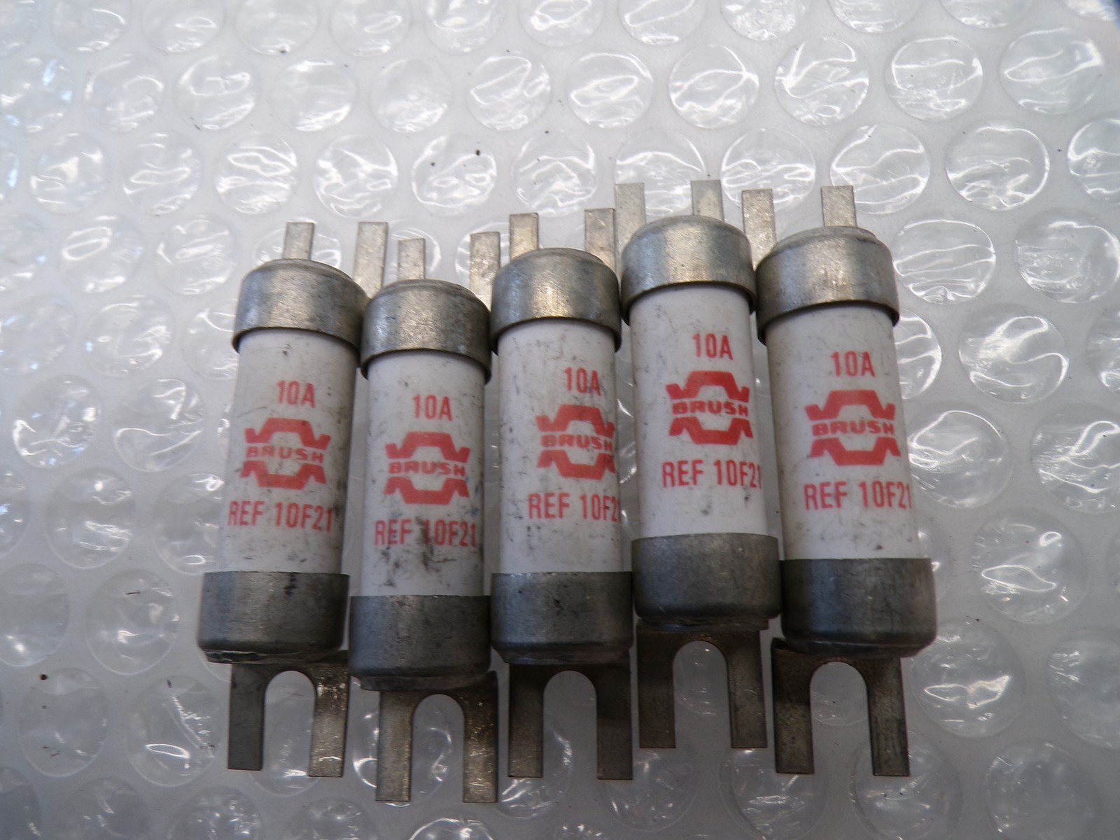 BRUSH REF10F21 FUSE LOT OF 5 NSNP