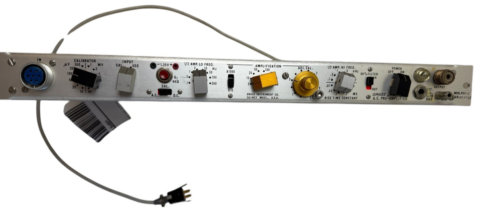 GRASS INSTRUMENTS P511J AMPLIFIER MADE IN USA
