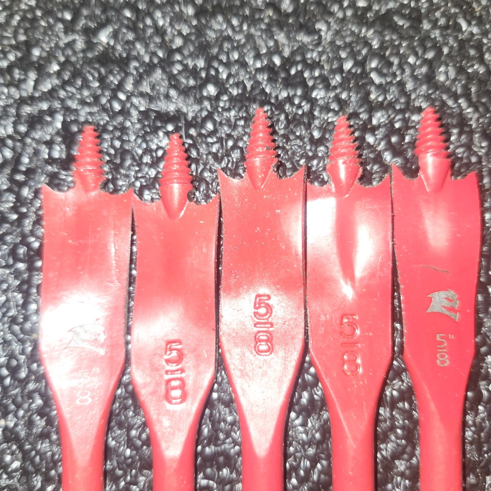 (QTY 5) Diablo SPEEDemon Spade Bit 5/8 Inch Hex Shank High Speed Steel