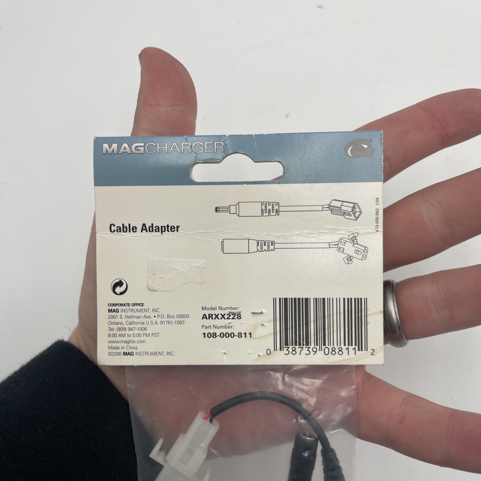 Maglite ARXX228K Charger Adapter Cable (V1-V2/ V2-V1)