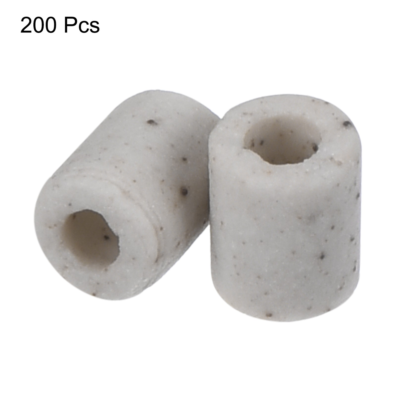 Ceramic Tube Insulated Wire Bundle Protection 0.04×0.12×0.2″, Pack of 200