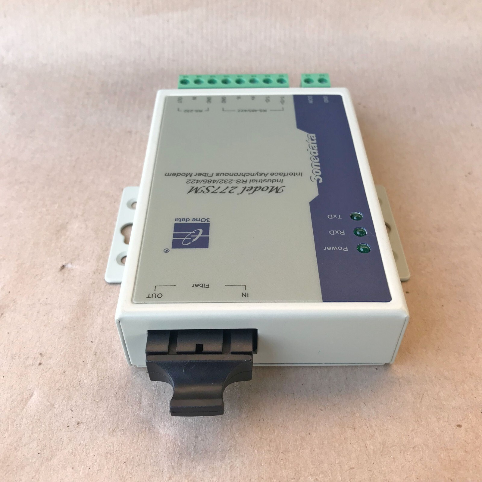 3ONEDATA 277SM INTERFACE ASYNCHRONOUS FIBER MODEM MODEL277-S-SC-20KM