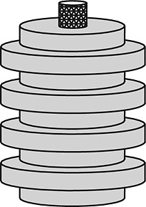 Westwood Products F15-48 Classic Felt Stacked Segment Elements