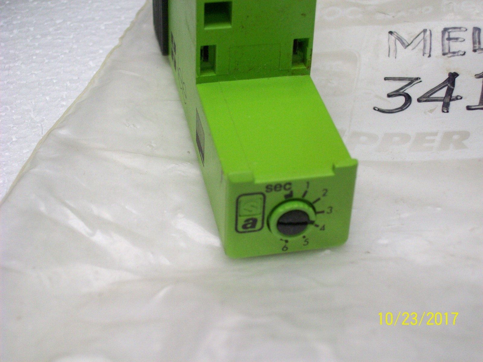 TELE 5105-220 TIME RELAY 0-6 SECONDS (missing coil)