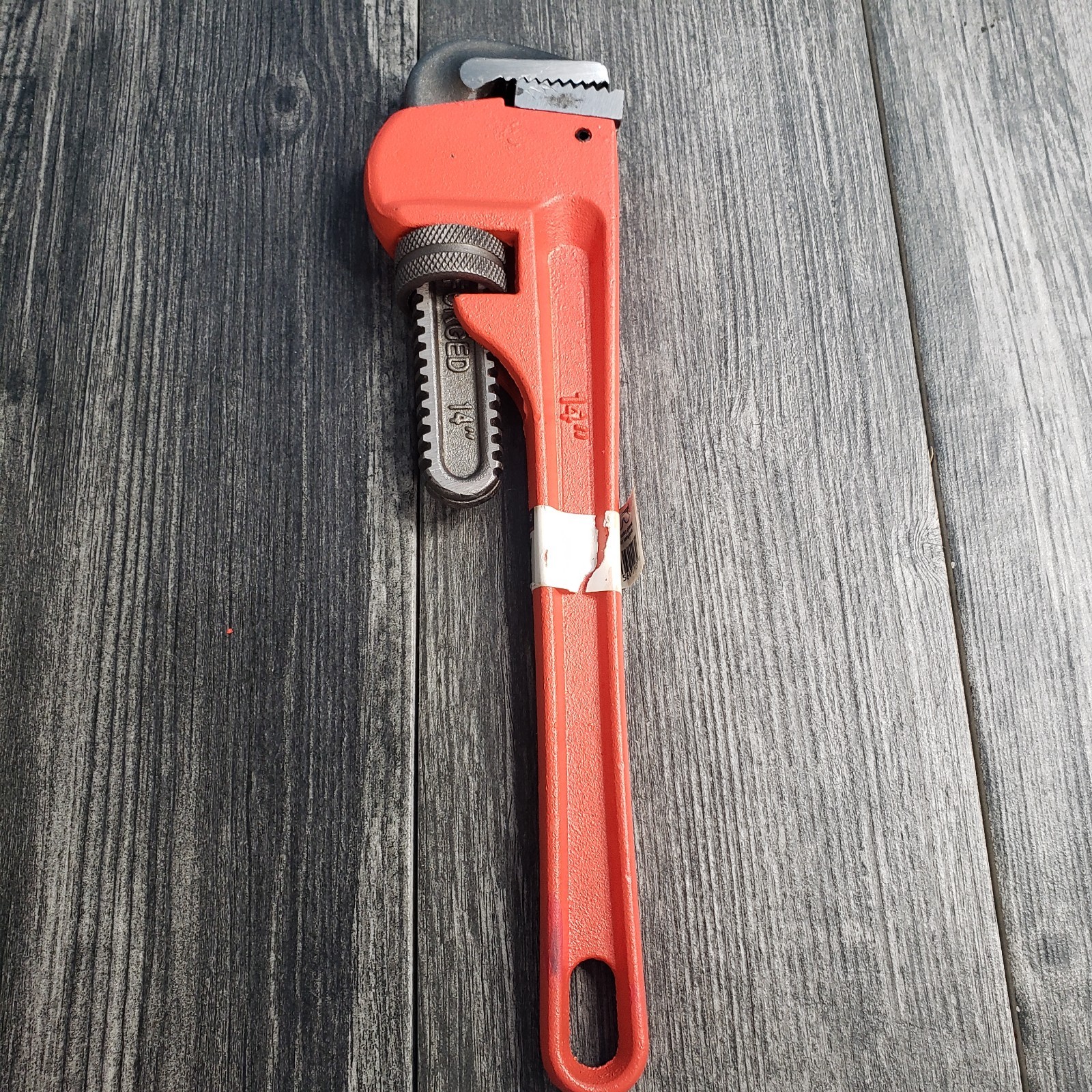 Performance Tool W1133-14B 2 in. Serrated Jaws Straight Pipe Wrench 14 L in.