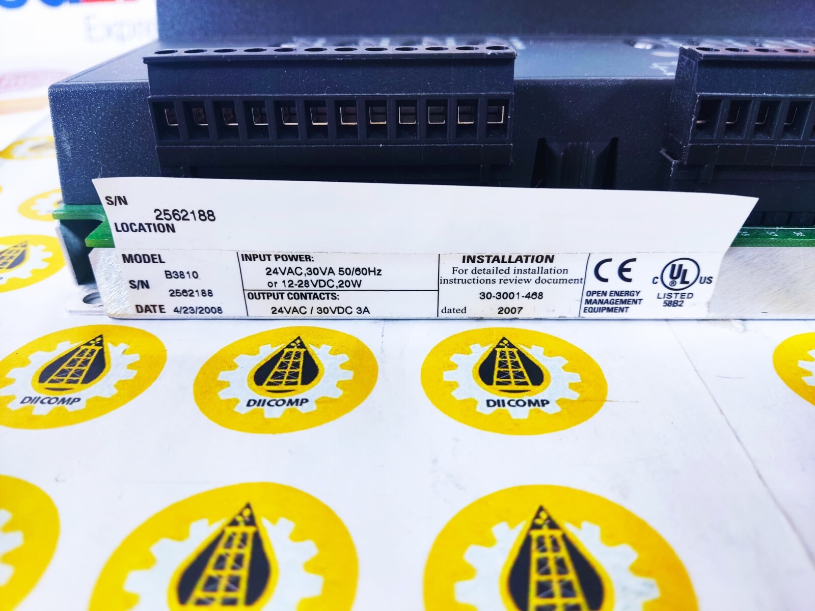 Schneider Electric Andover Controls B3810 BACnet, 8 Universal Inputs, Output