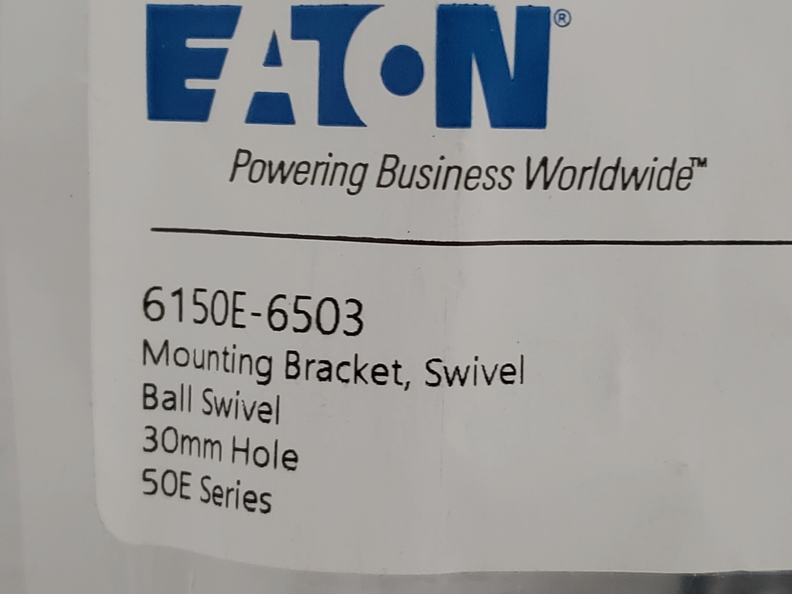 EATON 6150E-6503 MOUNTING BRACKET 30mm HOLE SERIES A1 NIB