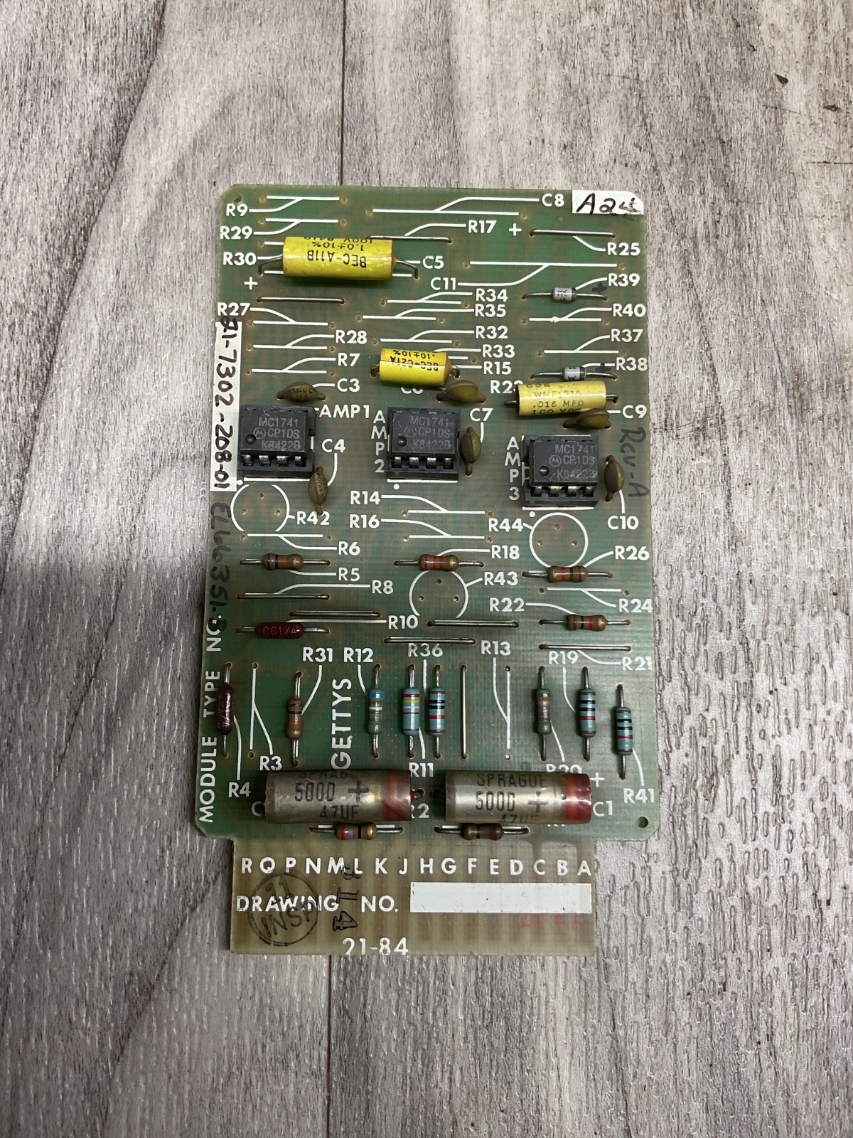 GETTYS 11-0102-102 Computer Curcuit Board #4020B19