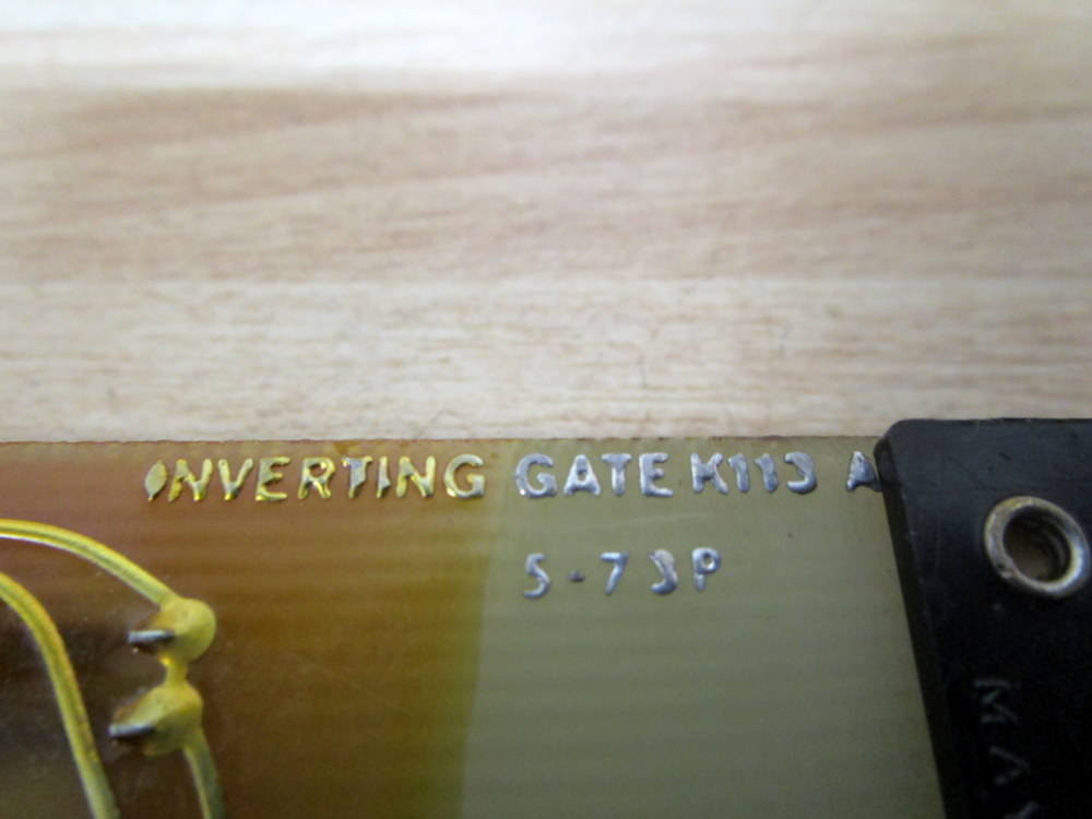 Digital Equipment K113 A Control Card K113A