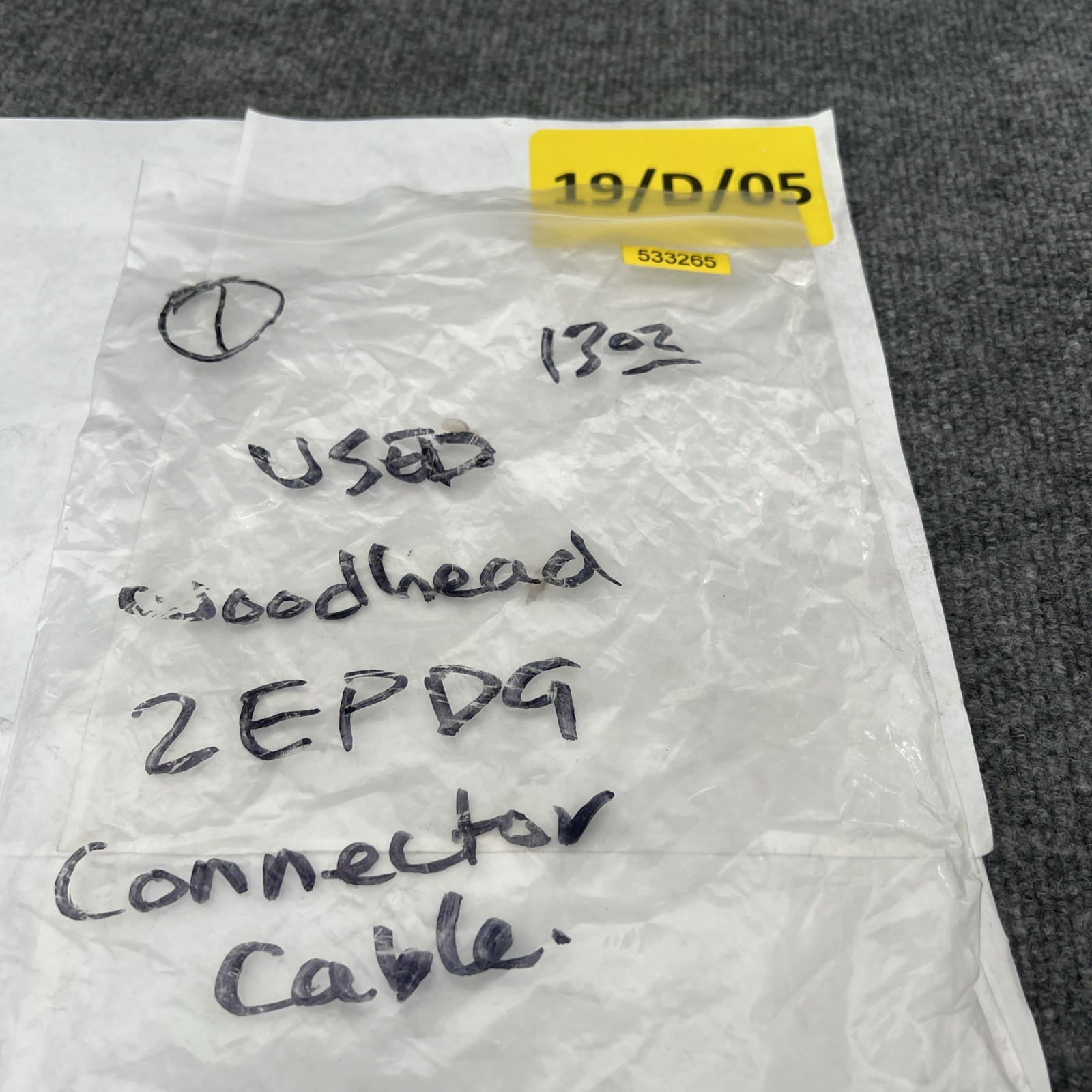 Daniel Woodhead Connectivity/Brad Harrison 2EPD9 1200720983 Connector Cable