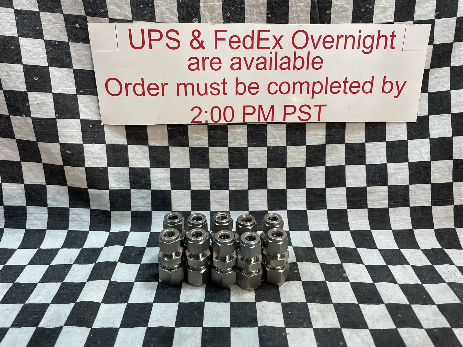 10x SWAGELOK SS-810-6-6, SS81066, Reducer UNION 1/2″ X 3/8″, SHIPSAMEDAY #126A9