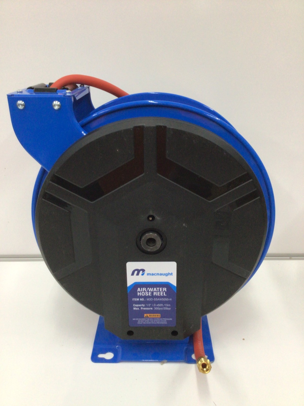 Macnaught M3d-Ssaw5050-H Slow Return Air/Water Hose, 50 Ft, Blue