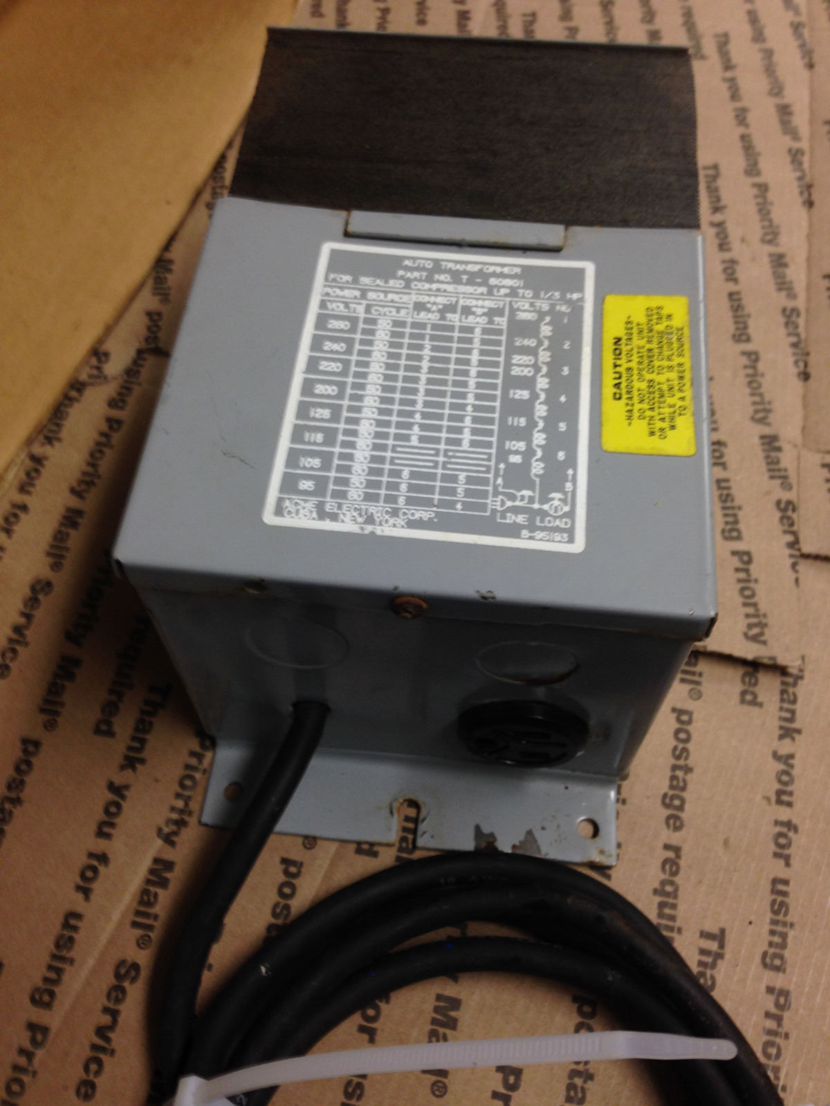 Auto Transformer Part No. T – 60801