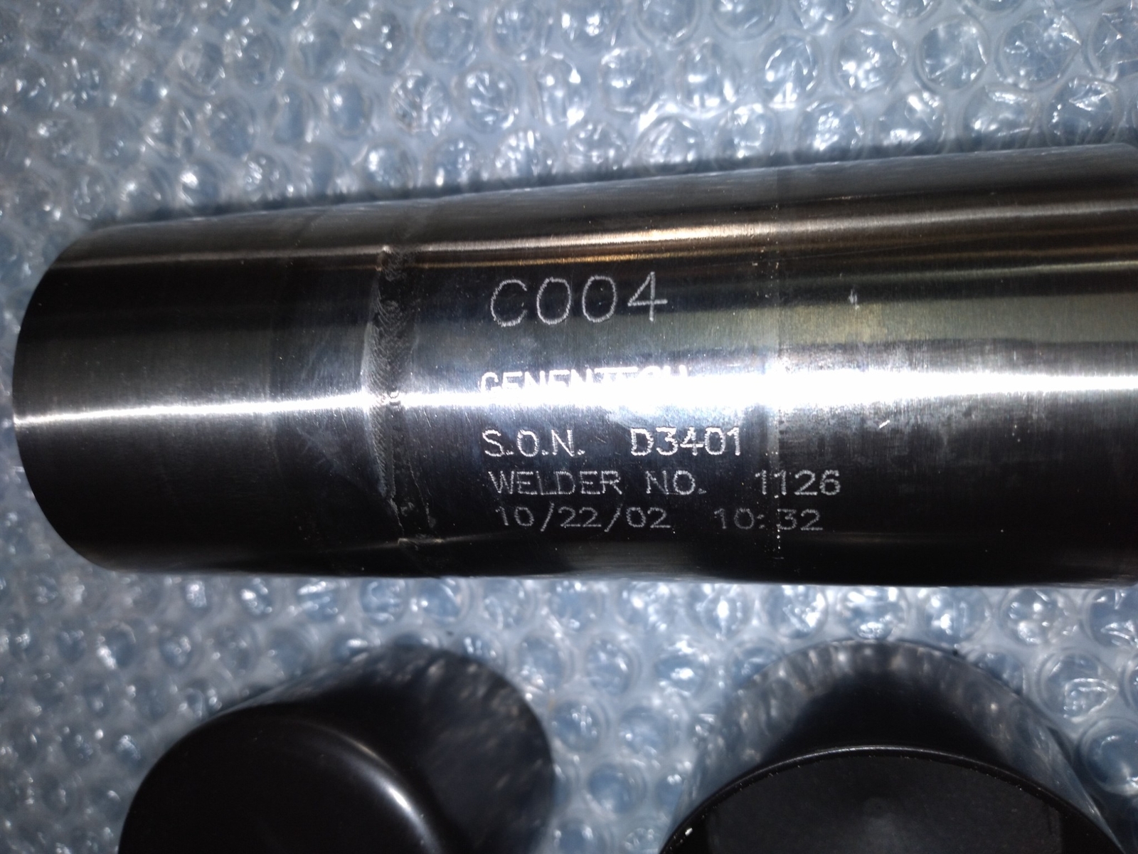 Genetech C004 D3401 1126 Precision Machined Stainless Steel Sleeve Industrial