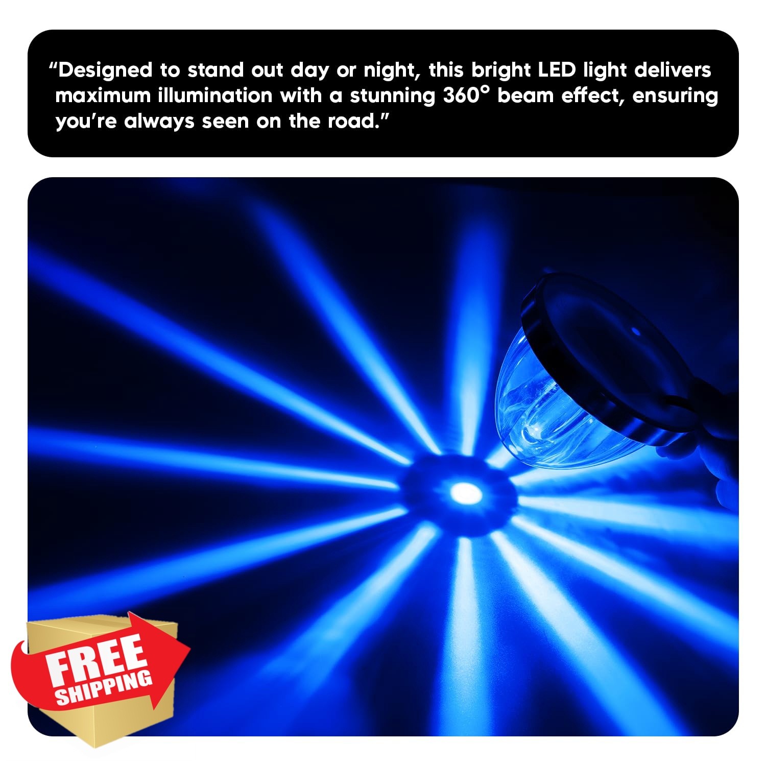 Ledvillage 5 Pcs Blue Watermelon LED Lights 12V Trucks Trailers