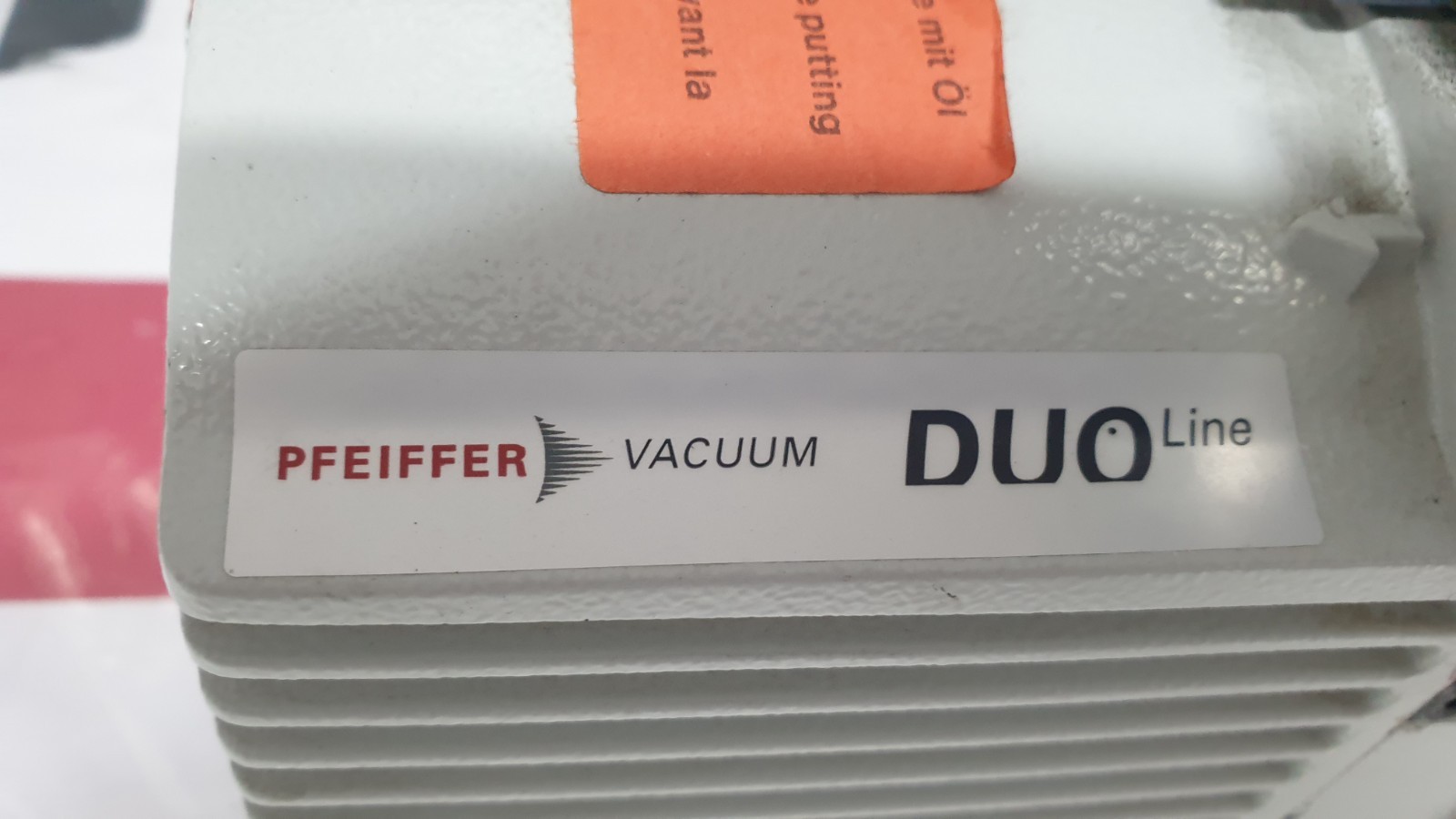 Pfeiffer Vacuum DUO 3 Rotary Vane Pump P/N PK D57 709 A