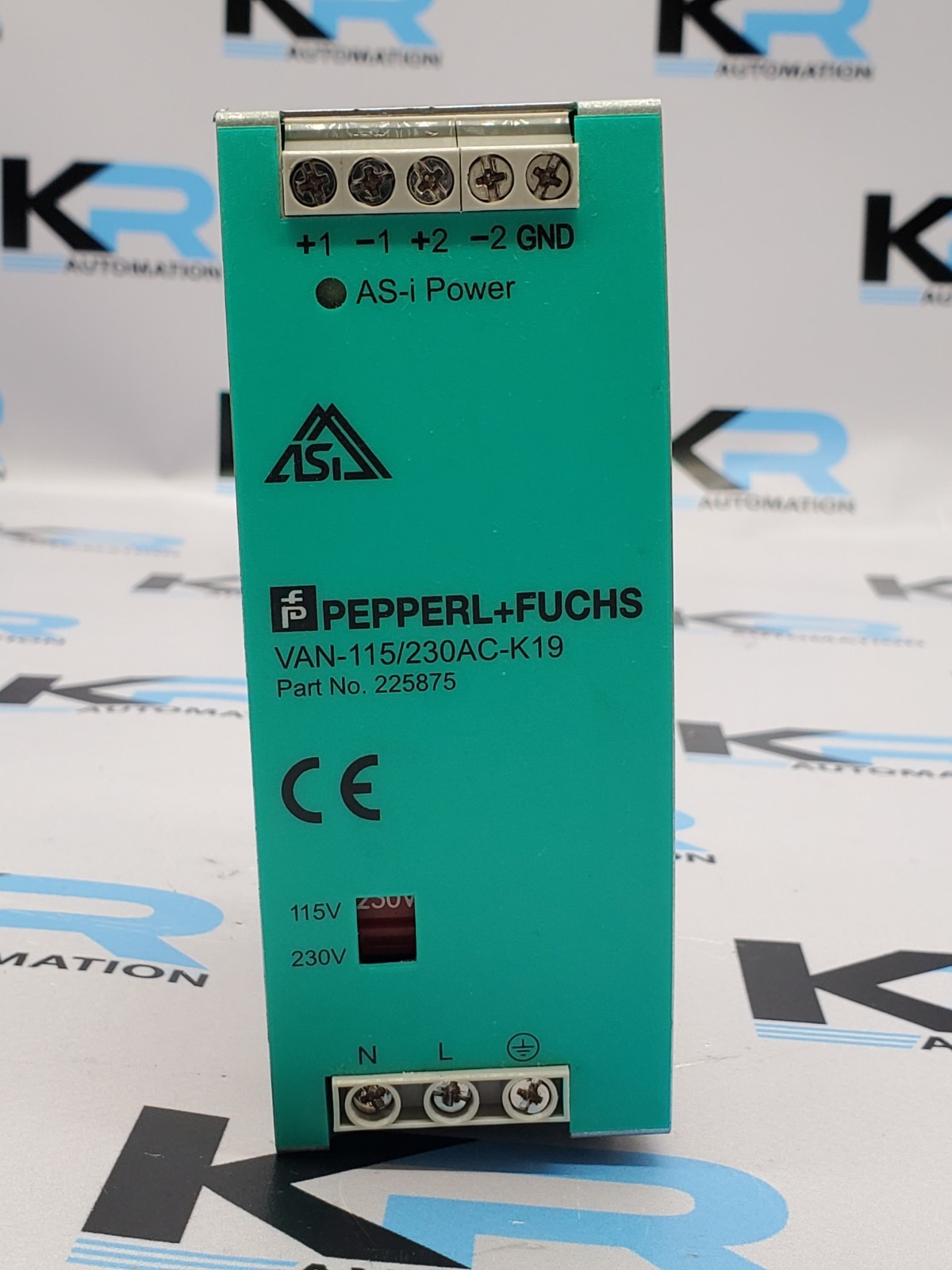 Pepperl+Fuchs VAN115/230AC-K19 Power Supply 1PH 30.6V 2.8A 85W