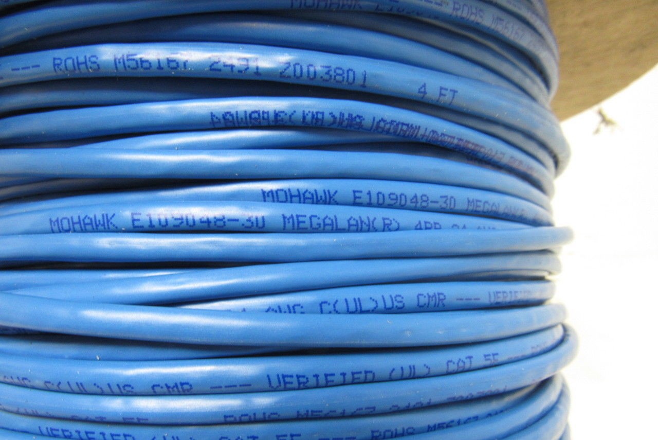 Mohawk M56167 MegaLan Cat 5E Cable Non Plenum Twisted Pair 24AWG ‘r 549’
