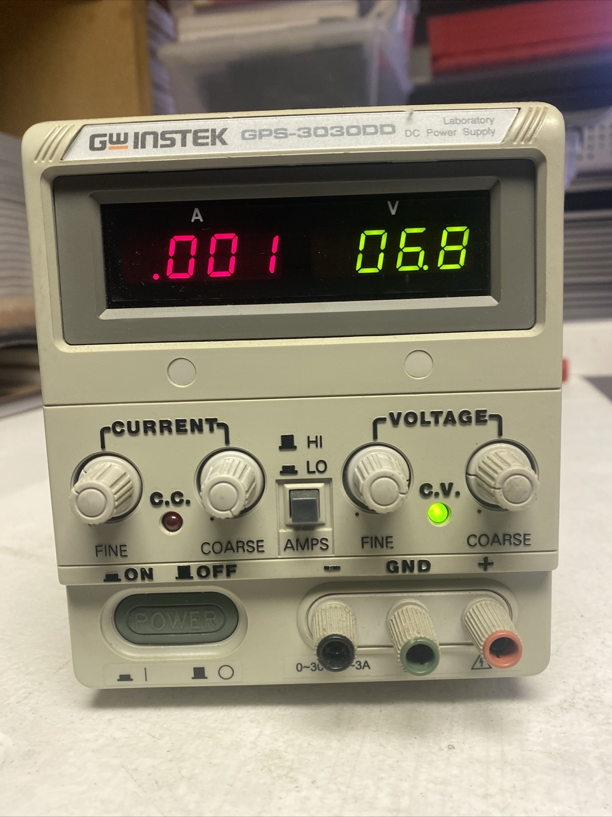 GW Instek Single-Channel Power Supply – GPS-3030D w/Warranty