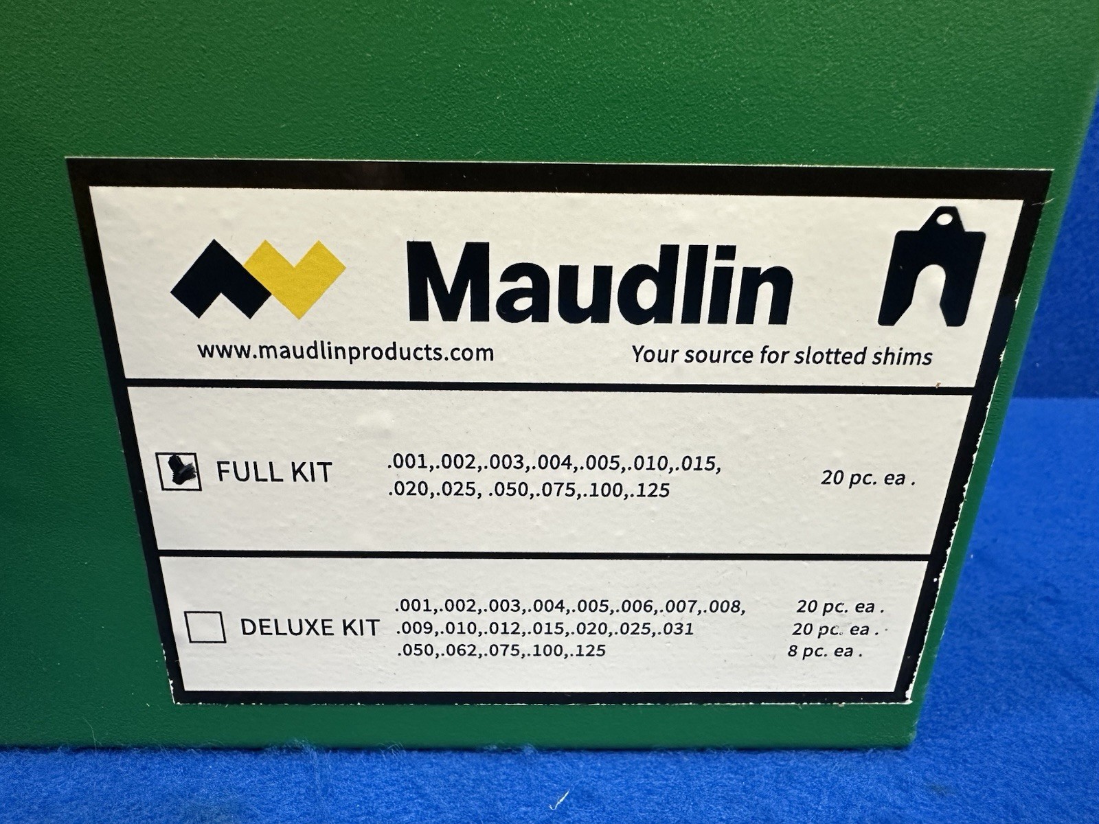 Maudlin Products MSD5-FK 260 Pc Slotted Shim Assortment