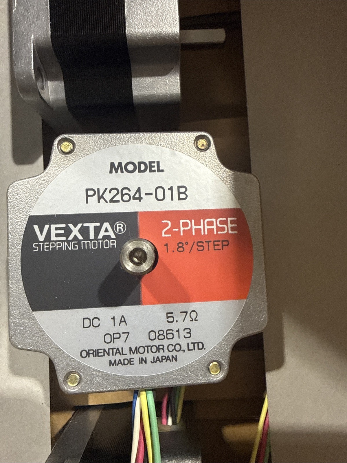 NEW* VEXTA PK264-01B STEPPING MOTOR 1.8DEG/STEP DC 1A, 5.7Ω
