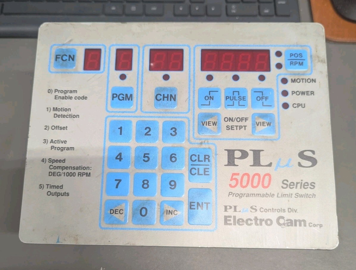 ELECTRO CAM PS-5121-10-M09 PLUS PS-5000 SERIES PROGRAMMABLE LIMIT SWITCH