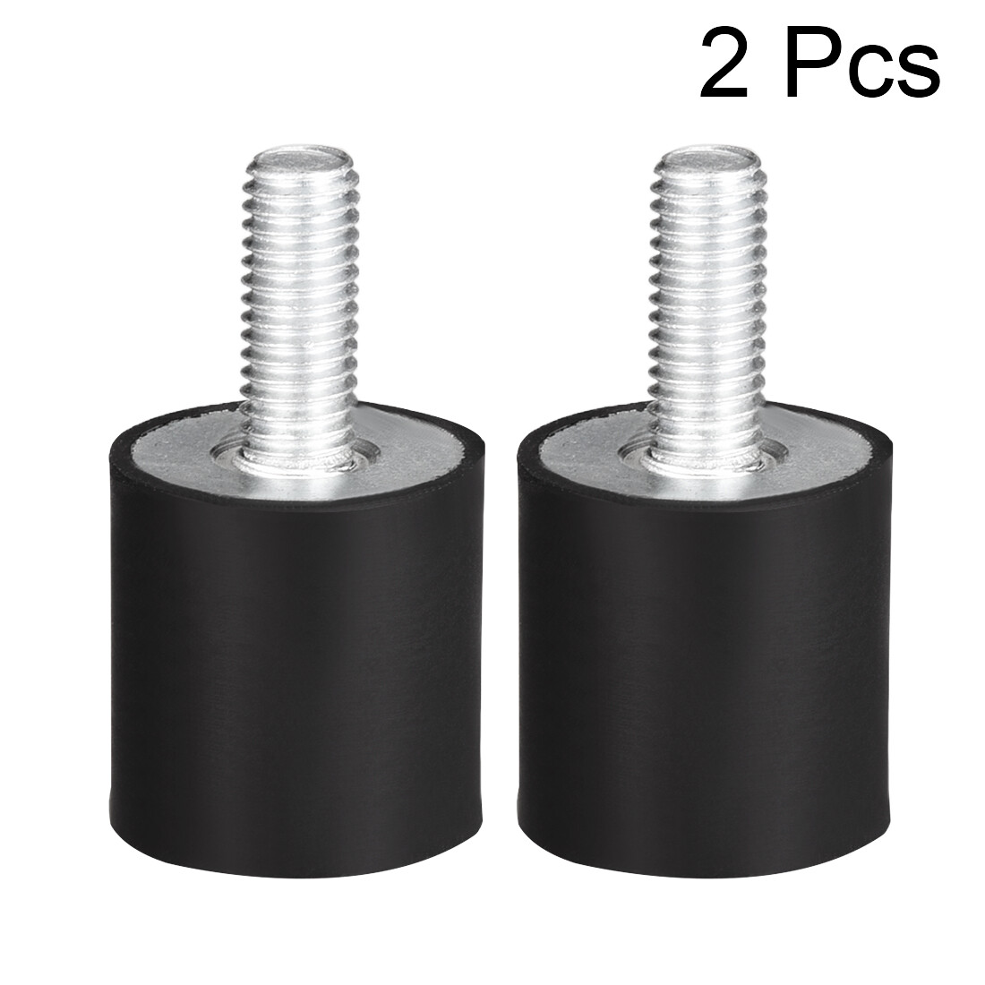 2pcs 25mm x 25mm M8 Male Female Rubber Mounts,Vibration Isolators,Shock Absorber