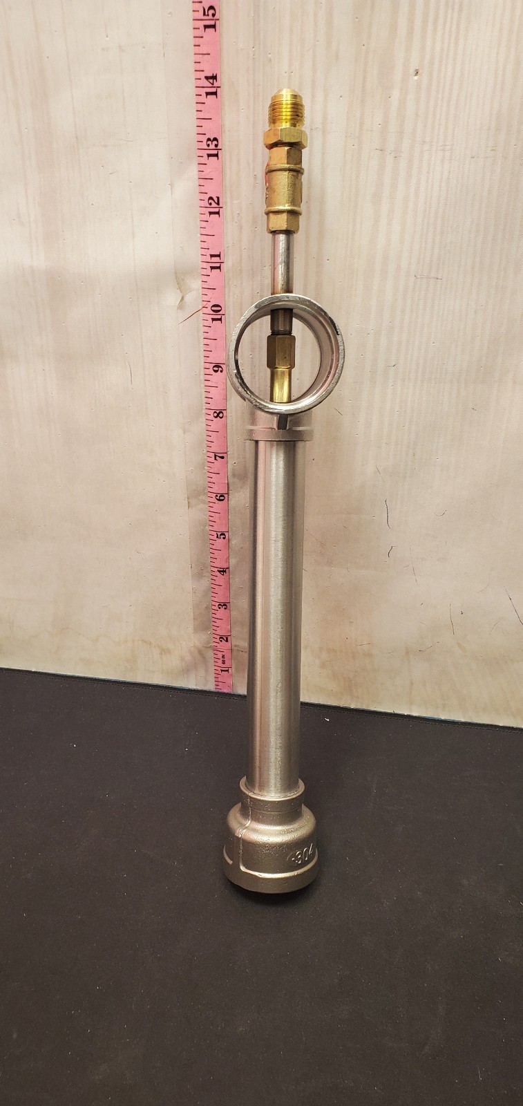 1-1/4 X 3/4 Propane Gas Forge Furnace Burner, High Pressure Cast-Iron Burner Hea