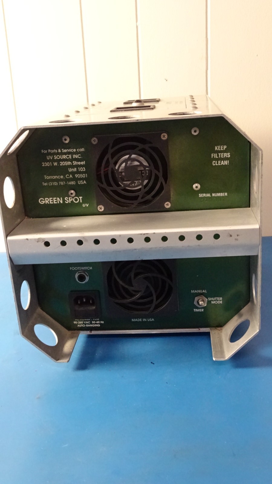 American Ultraviolet Green Spot UV Spot Curing System (AS IS)