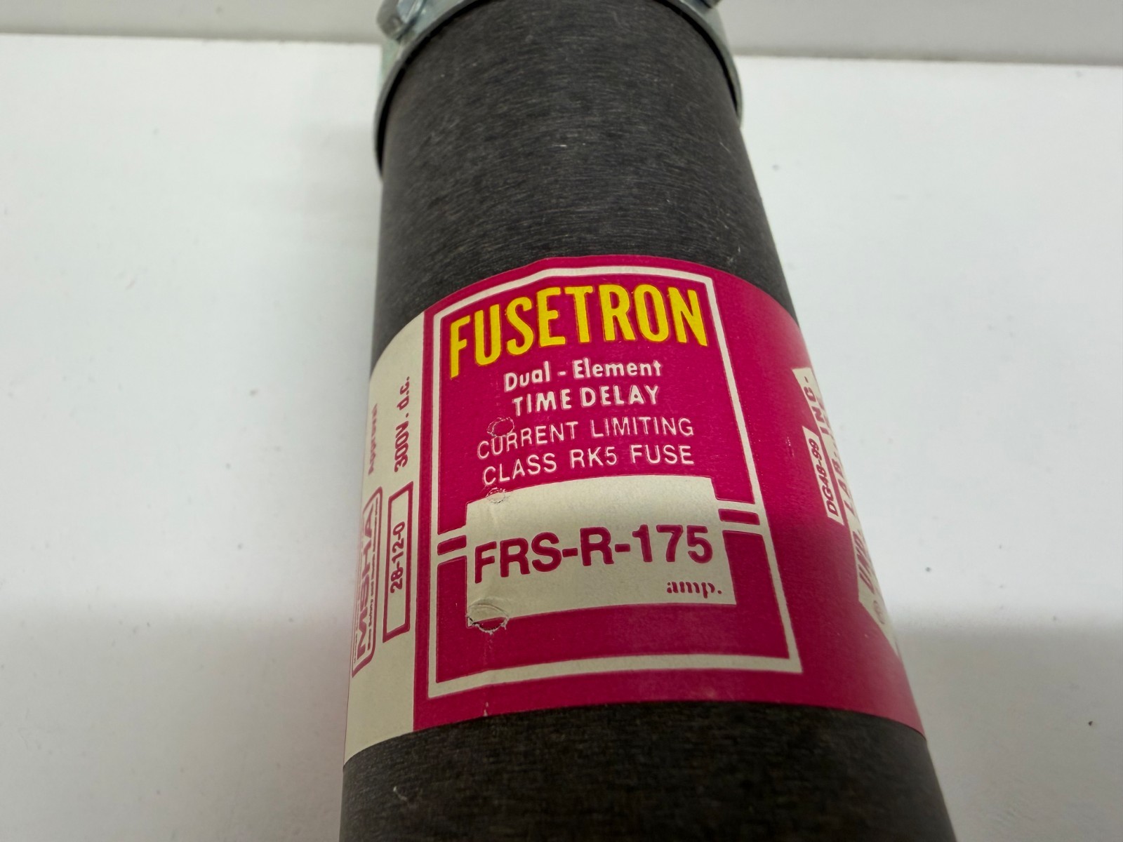 NEW OLD STOCK! BUSSMANN FUSETRON 175A 600V RK5 FUSE FRS-R-175