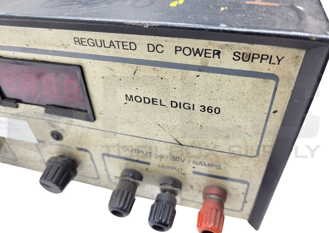 ELECTRO INDUSTRIES DIGI 360 REGULATED DC POWER SUPPLY 0-30V 6A