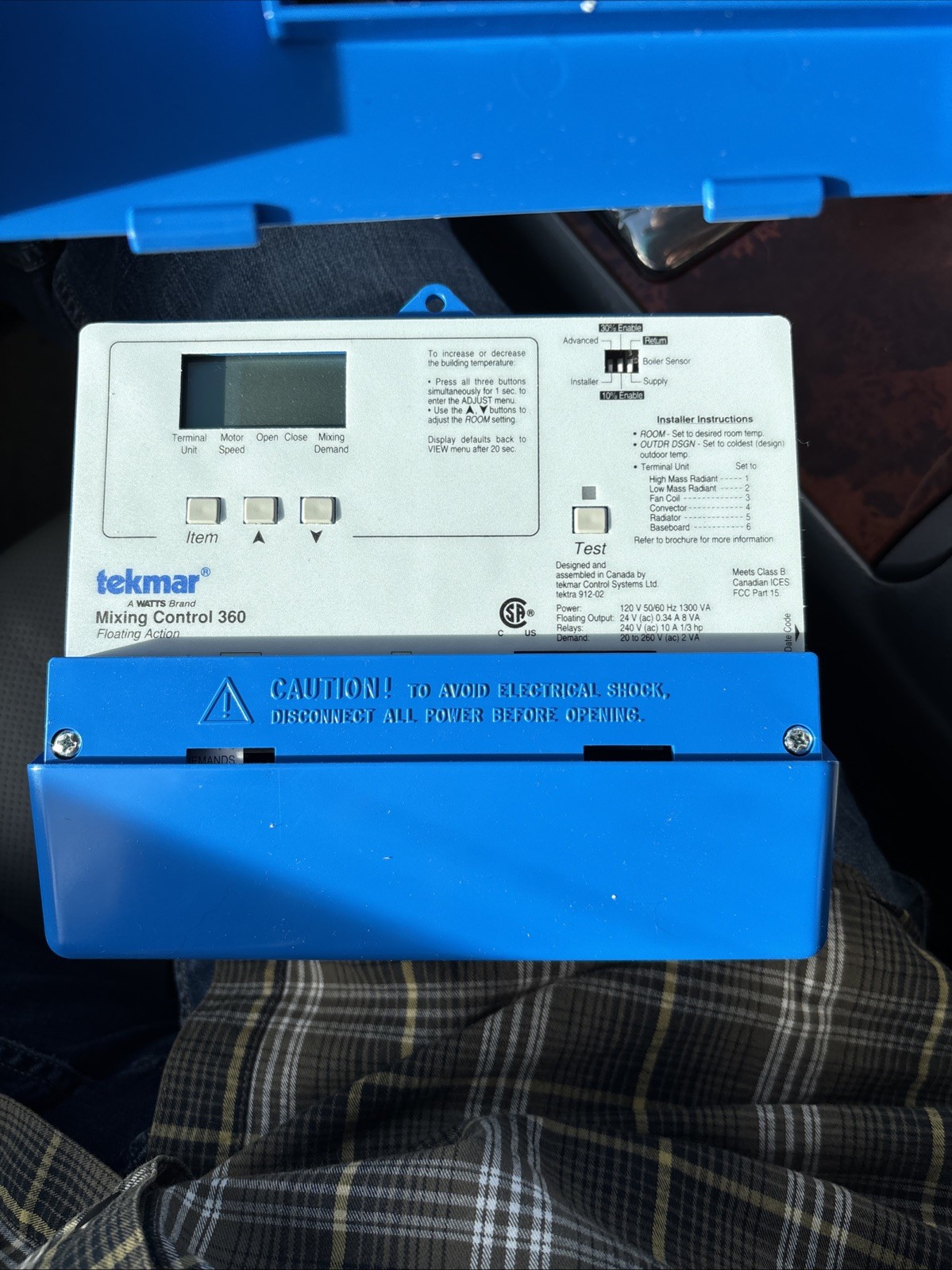 Tekmar 360 Mixing Control With Outdoor & 1 Universal Sensor