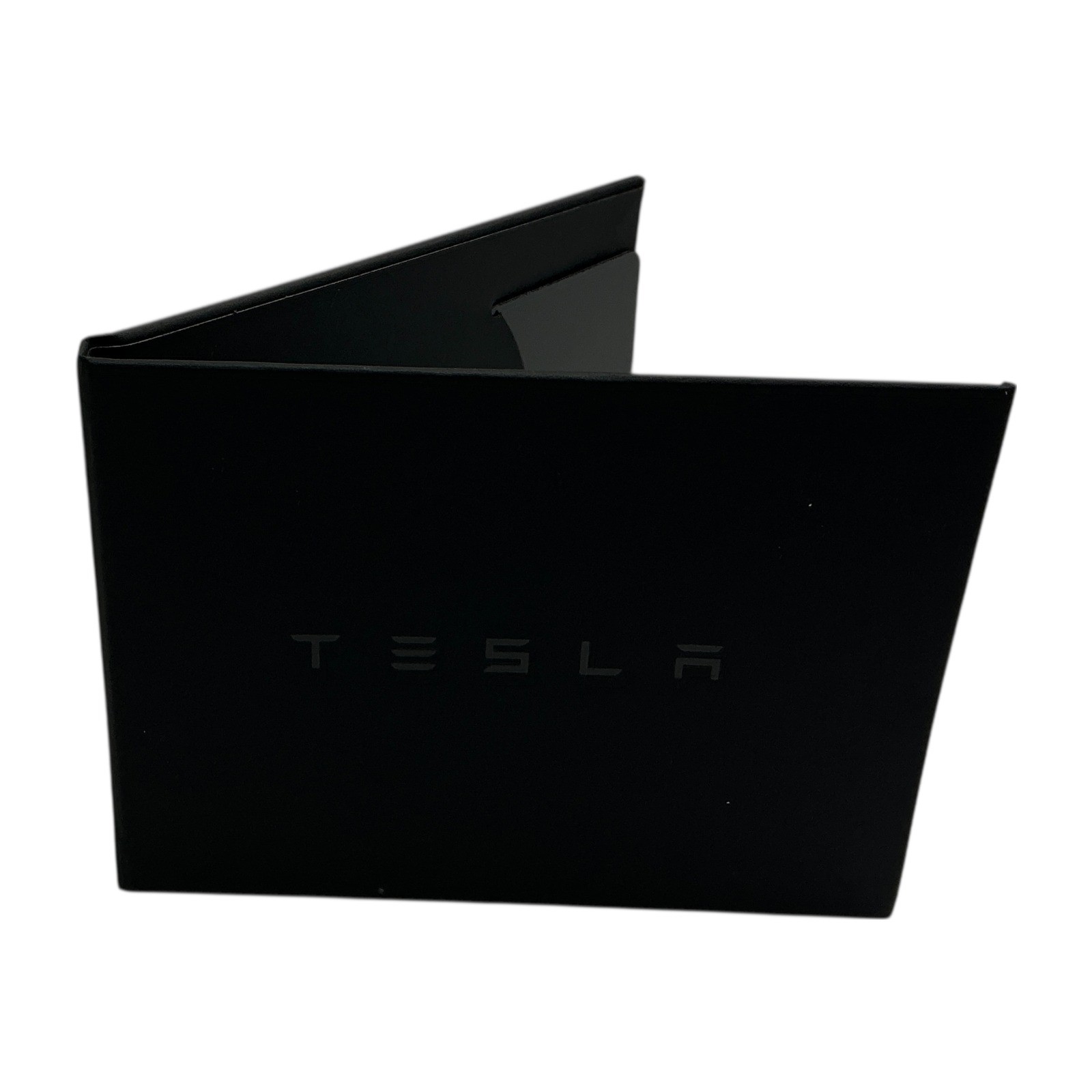 Tesla Black Card Holder Wallet Folio for Key Card or Credit Card