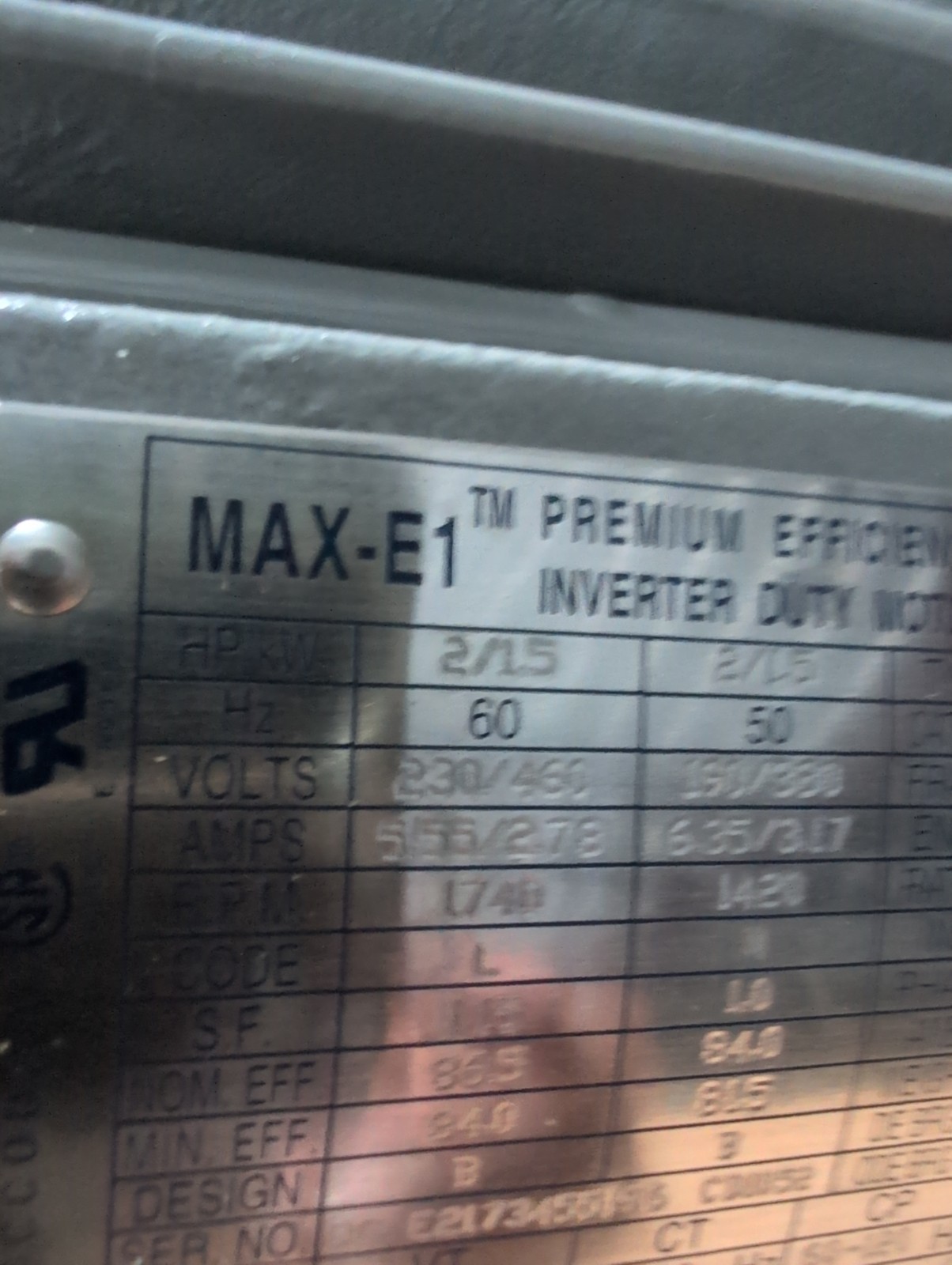 New TECO Westinghouse MAX-E1 Premium Efficiency Inverter Duty Hazardous Location