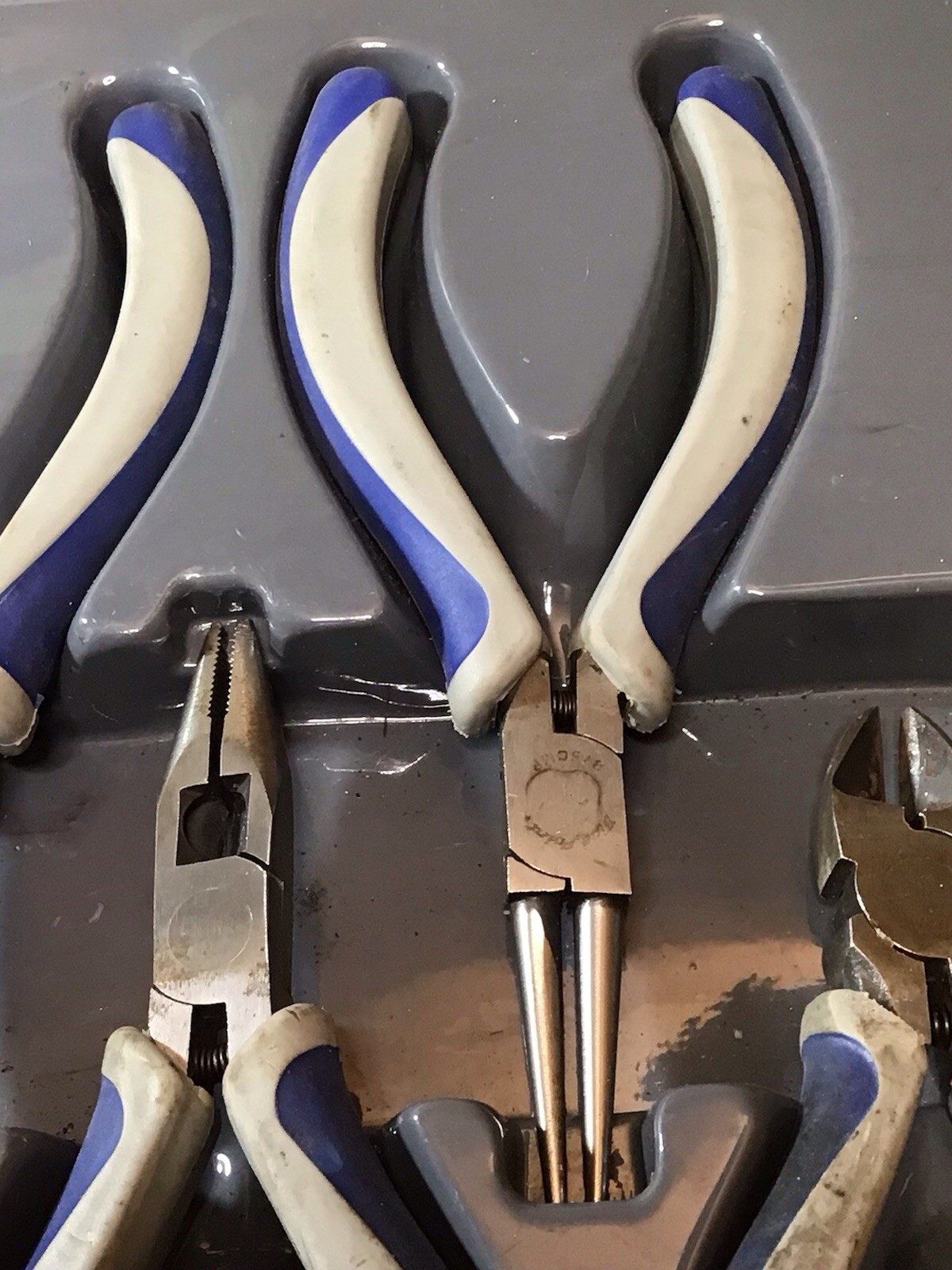 Blue-Point Tools BMPL1000 10-Piece NICE Soft Grip Mini Pliers And Cutters Set