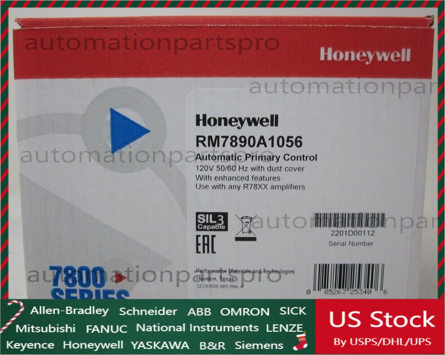One Honeywell RM7890A1056 RM7890 A 1056 Controller new Free Shipping