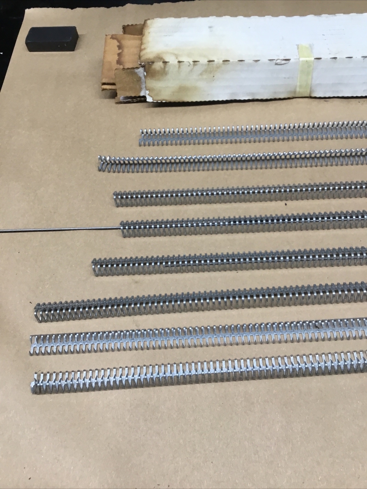 Box Of 8 Alligator 7-30 Steel Belt Lacing Fastener Sets 3/32”-9/64” #710G11PR7