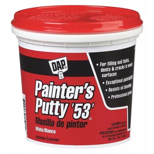 Dap Wood Filler, Tub, White, Painter’s P